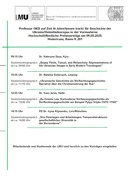 Programm: Vorträge 09.05.2025